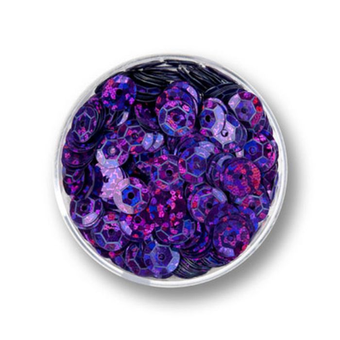 Paillettenschüssel flitter lila 6 mm 0872-06366 4016490639978  