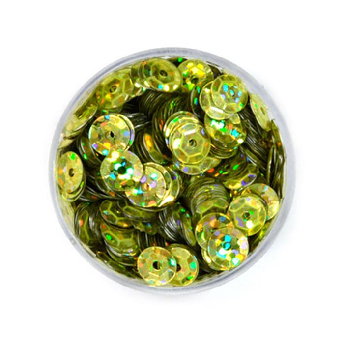 Paillettenschüssel flitter gelbgoldfb. 6 mm 0872-06436 4016490640011  