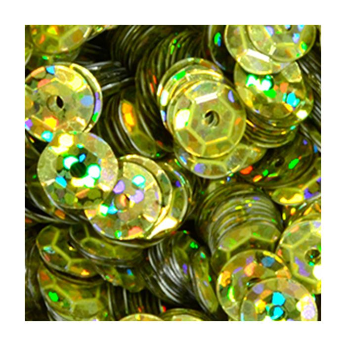 3000 Pailletten 6mm flitter gelbgold 30gr. SB gewölbt Nähen, Basteln, Verzieren und Dekorieren