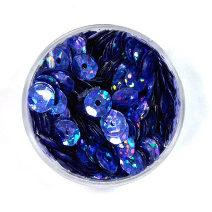 Paillettenschüssel flitter hellblau 6 mm 0872-06446 4016490640028  