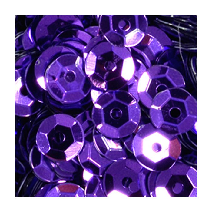 3000 Pailletten 6mm amethyst 30gr. SB gewölbt Nähen, Basteln, Verzieren und Dekorieren