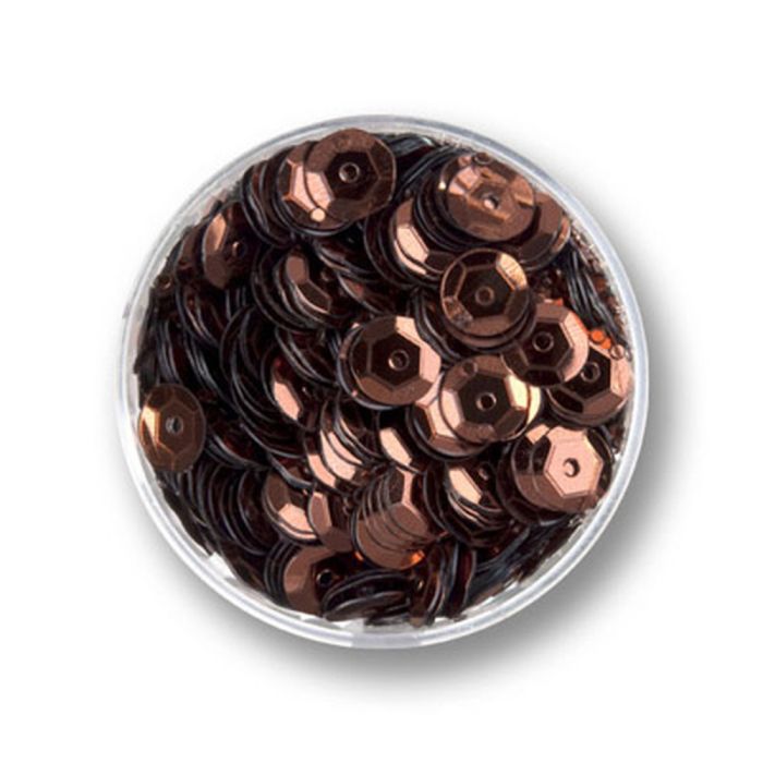 Paillettenschüssel braun 6 mm 0872-06796 4016490640158  