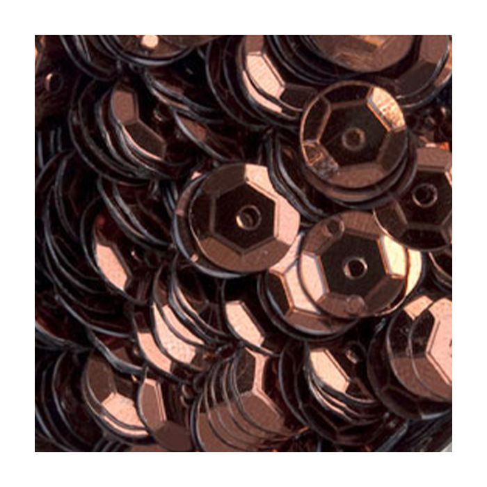 3000 Pailletten 6mm braun 30gr. SB gewölbt Nähen, Basteln, Verzieren und Dekorieren