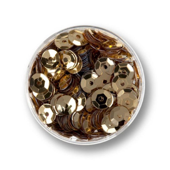 Paillettenschüssel goldfb. 6 mm 0872-06936 4016490640202  
