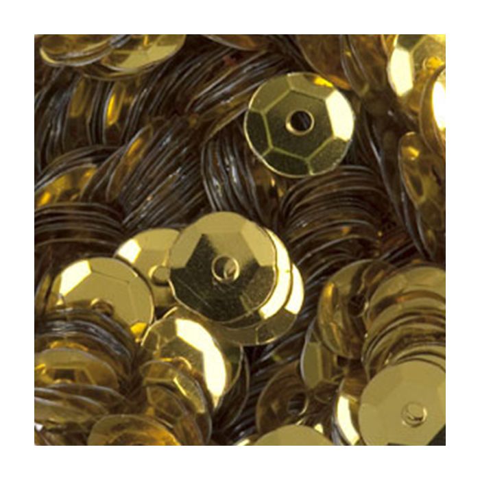 3000 Pailletten 6mm messing 30gr. SB gewölbt Nähen, Basteln, Verzieren und Dekorieren