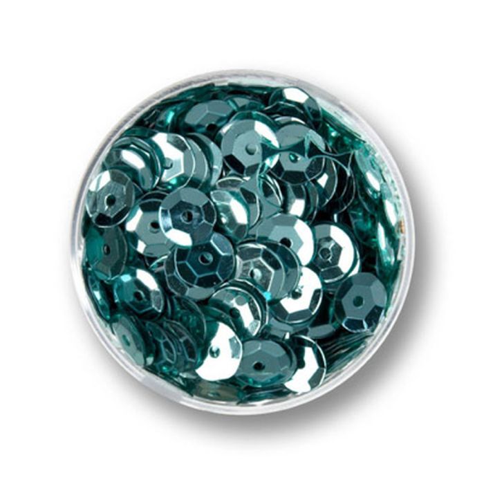 Paillettenschüssel mintgrün 6 mm 0872-06966 4016490640226  