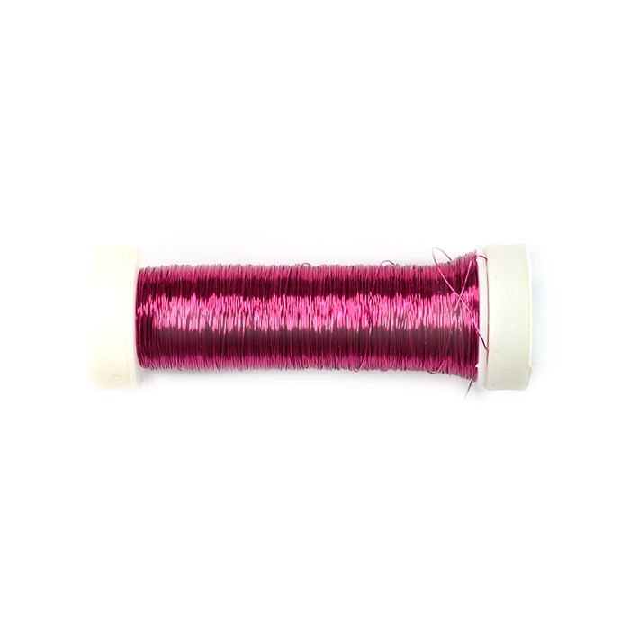 Kupferdraht met. pink 0,2 mm 1 Sp = 50 mtr