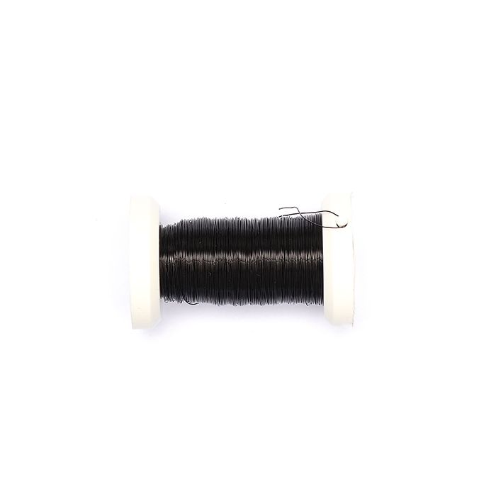 Kupferdraht met. schwarz 0,25 mm 1 Sp = 50 mtr