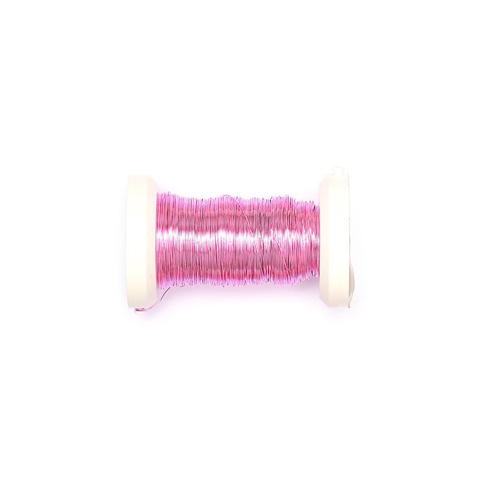 Kupferdraht met. pink 0,25 mm 1 Sp = 50 mtr 1 Sp