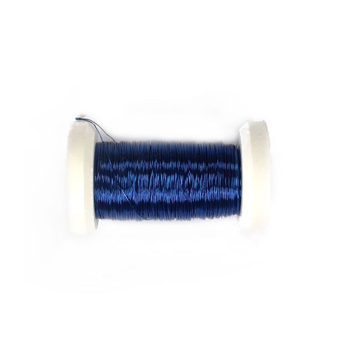 Kupferdraht met. blau 0,3 mm 1 Sp = 50 mtr