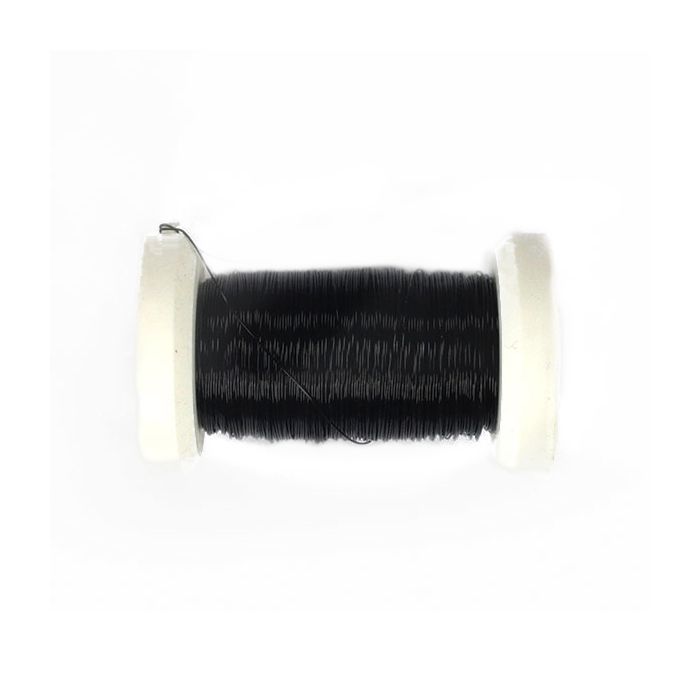 Kupferdraht met. schwarz 0,3 mm 1 Sp = 50 mtr 1 Sp