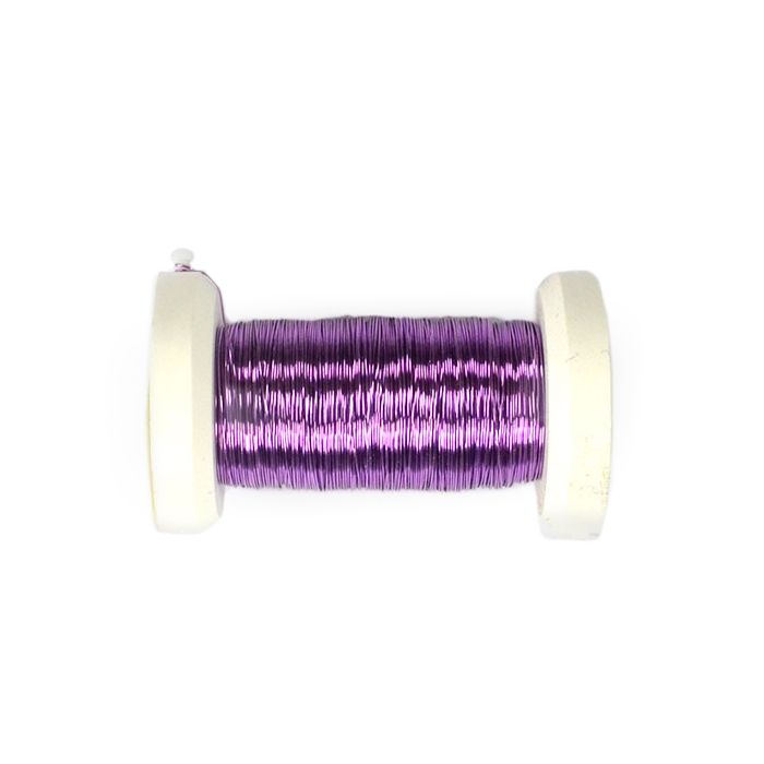 Kupferdraht Silberbasis met.orchidee 0,3 mm 1 Sp = 50 mtr