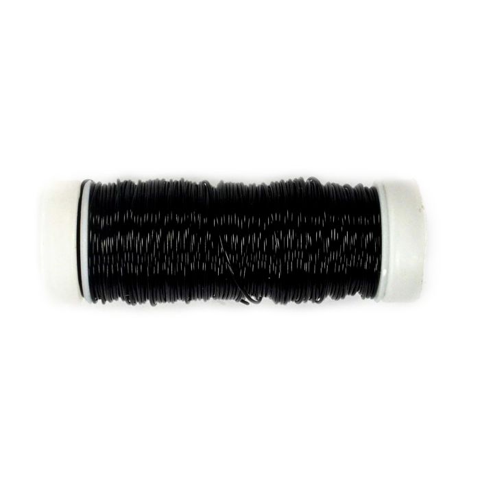 Kupferdraht met. schwarz 0,5 mm 1 Sp = 25M 1 Sp