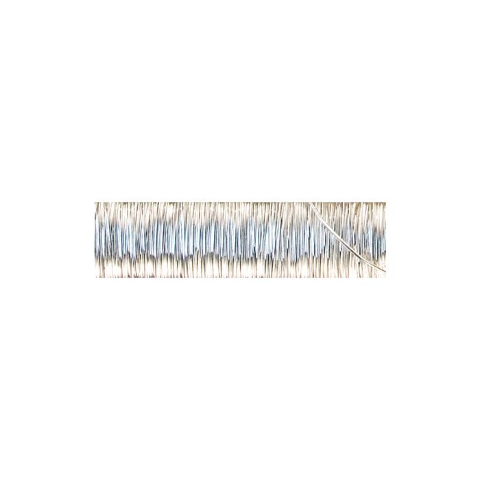 Kupferdraht met. silberfarben 0,5 mm 1 Sp = 25M