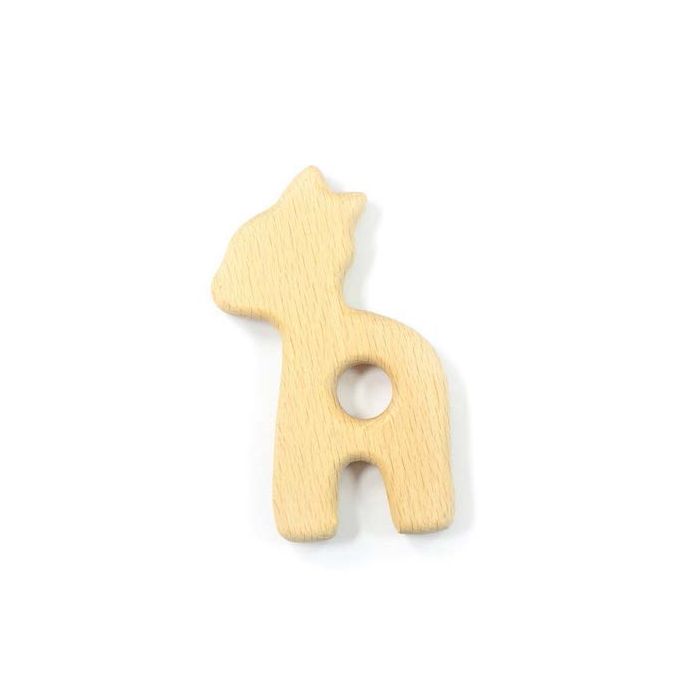 Holzgiraffe natur 80x46 mm