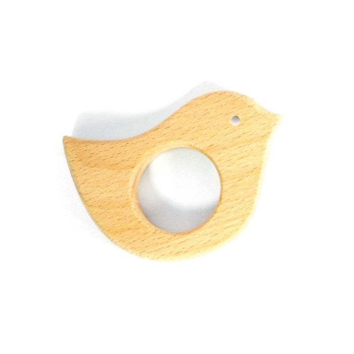 Holzvogel natur 73x50 mm