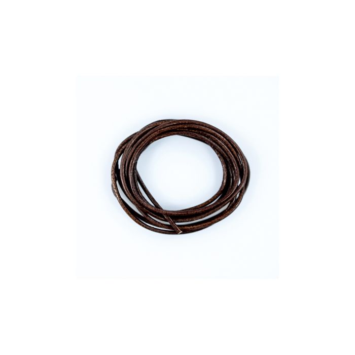 Lederband dunkelbraun 1,2 mm 1 mtr 1 St 1610-0103 4016490077848  