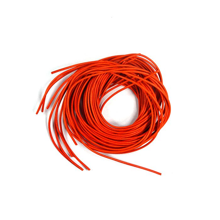 Lederband orange 1,2 mm 1 mtr 1 St 1610-0105 4016490435402  