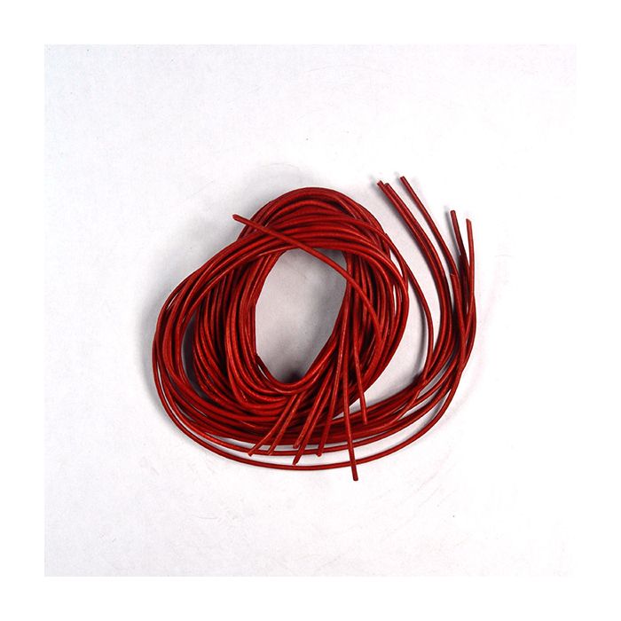 Lederband hochrot 1,2 mm 1 mtr 1 St 1610-0106 4016490077855  