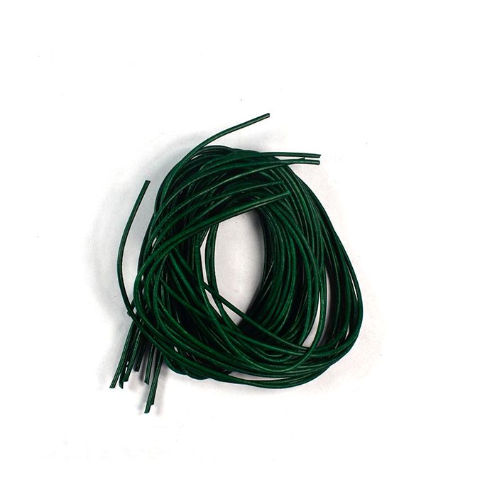 Lederband dunkelgrün 1,2 mm 1 mtr 1 St 1610-0108 4016490077862  
