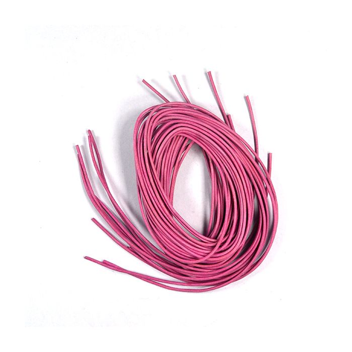Lederband rose 1,2 mm 1 mtr