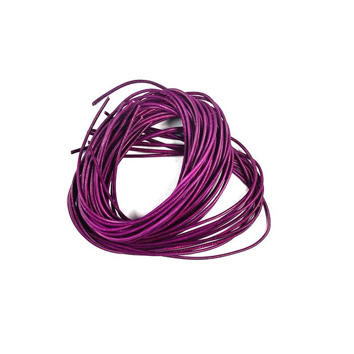 Lederband fuchsia 1,2 mm 1 mtr 1 St 1610-0111 4016490372639  