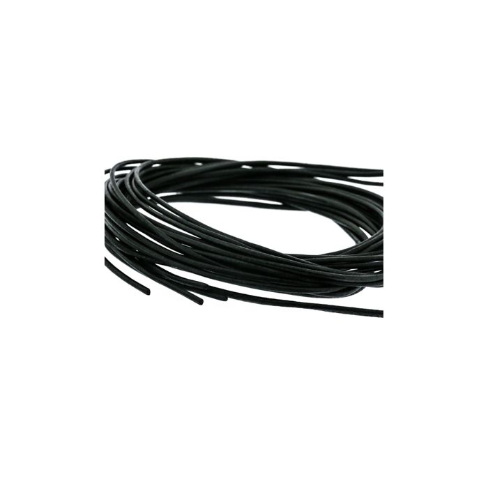 Lederband schwarz 1,2 mm 1 mtr, Bild 2 von 2