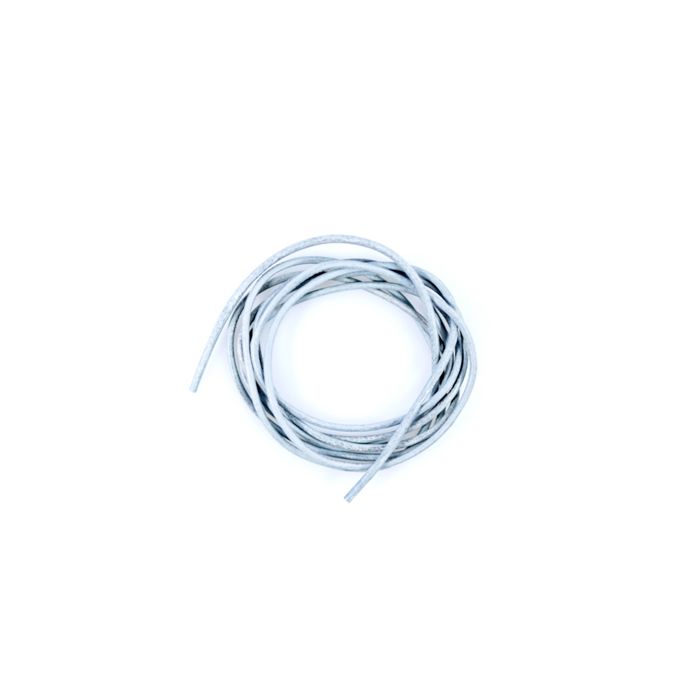 Lederband grau 1,2 mm 1 mtr
