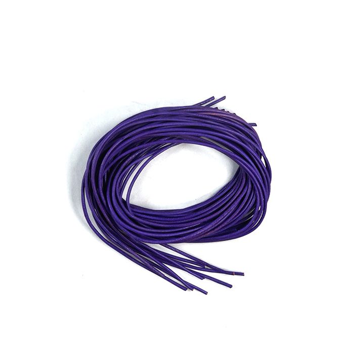 Lederband violett 1,2 mm 1 mtr
