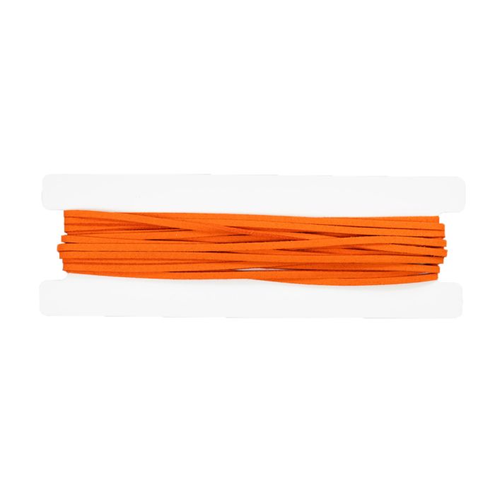 Veloursband orange 3 mm, Bild 1 von 5