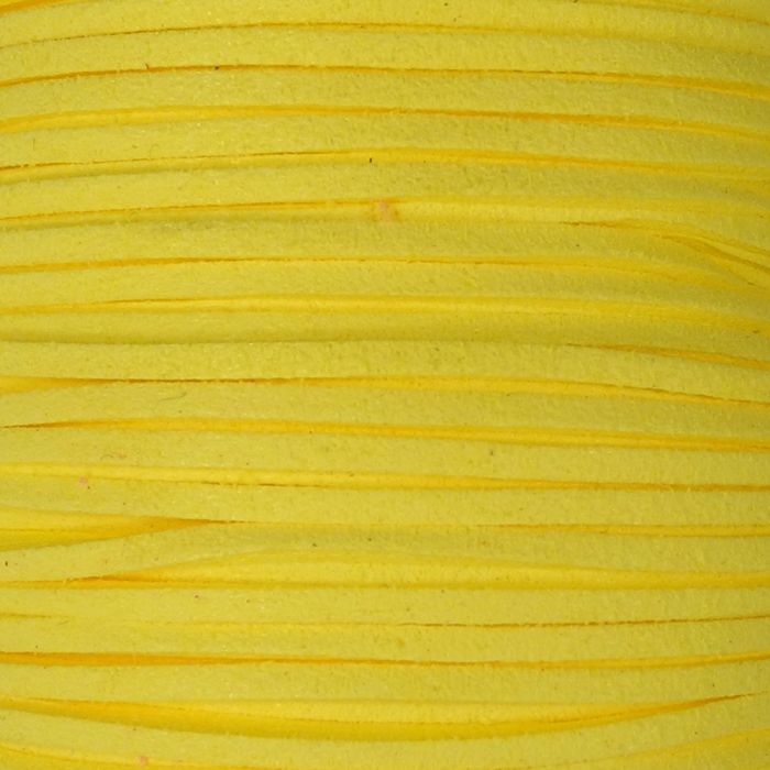 Veloursband gelb 3 mm, Bild 2 von 5