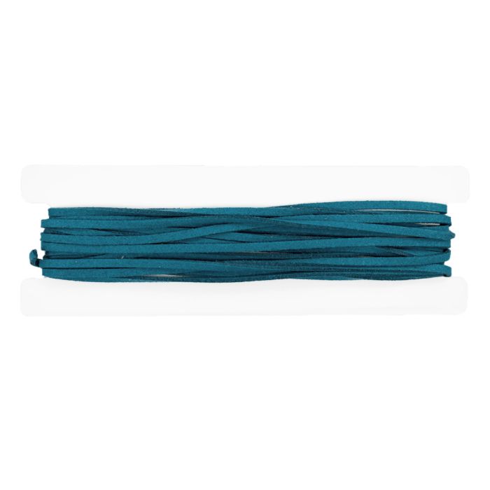 Veloursband aqua 3 mm, Bild 1 von 5