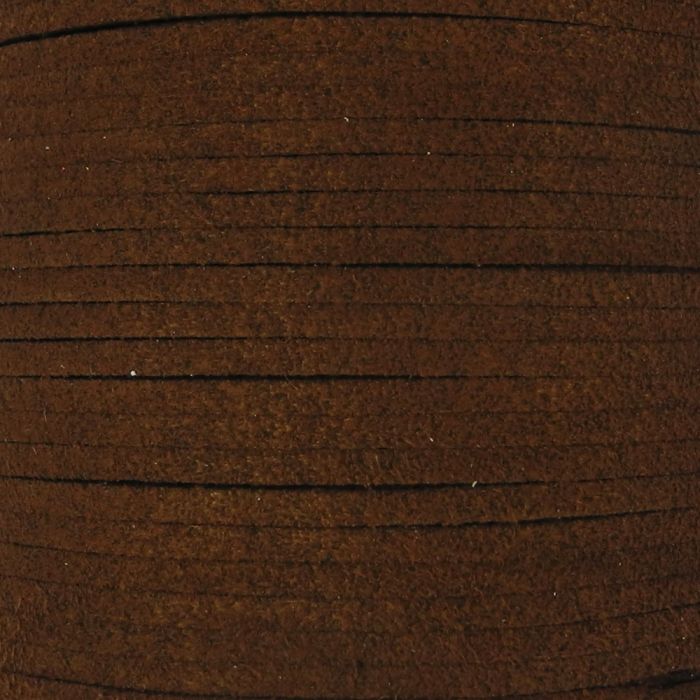 Veloursband dunkelbraun 3 mm, Bild 2 von 5