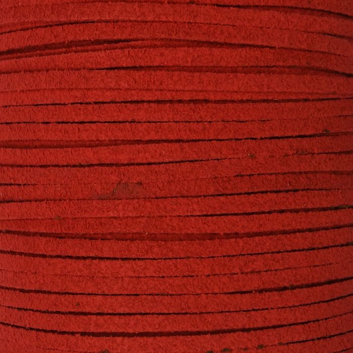 Veloursband rot 3 mm, Bild 2 von 5