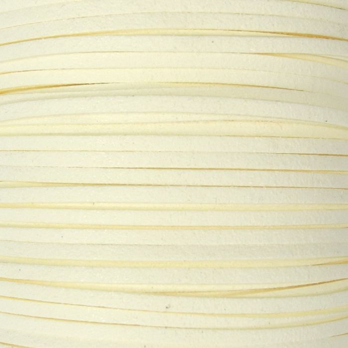 Veloursband creme 3 mm, Bild 2 von 5