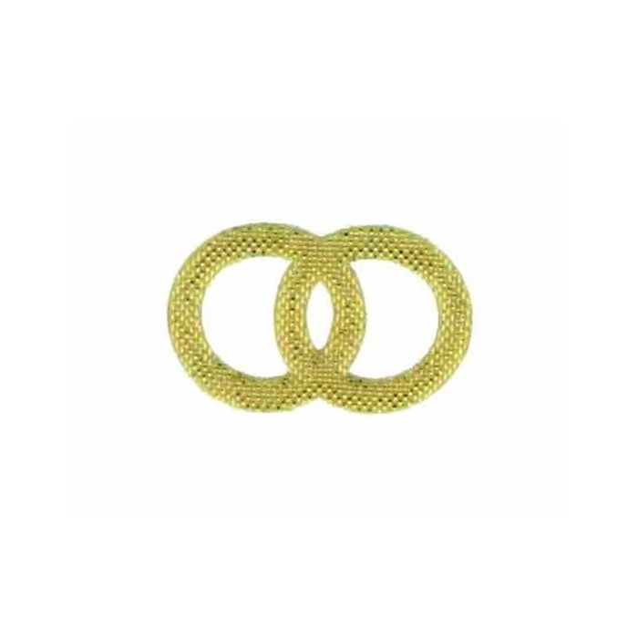 Streuteile Eheringe goldfarben 22x15 mm