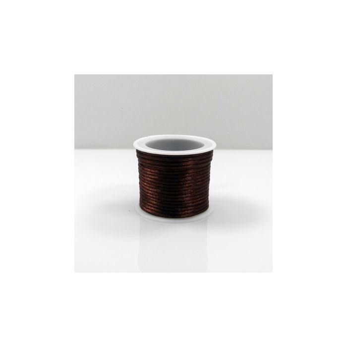 Polyesterkordel dunkelbraun 2 mm 1 Spule = 5 mtr, Bild 1 von 2