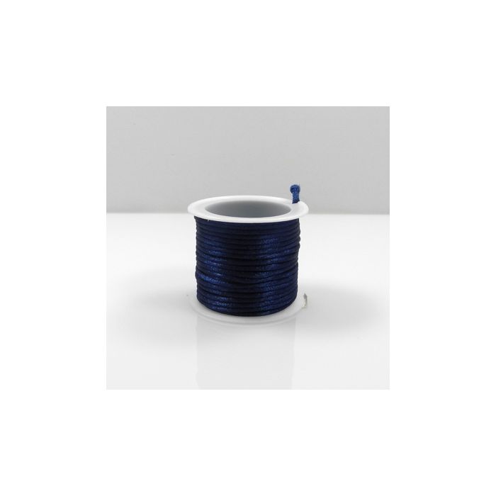 Polyesterkordel dunkelblau 2 mm 1 Spule = 5 mtr, Bild 1 von 2