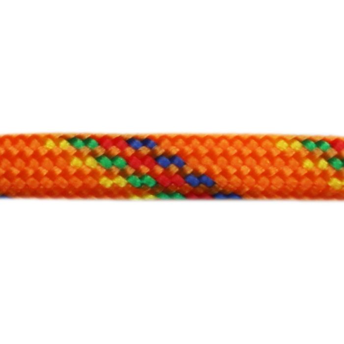 Paracord-Garn rund 2 mm Orange Blau Hellgrün Mix – 50 m, Bild 1 von 2