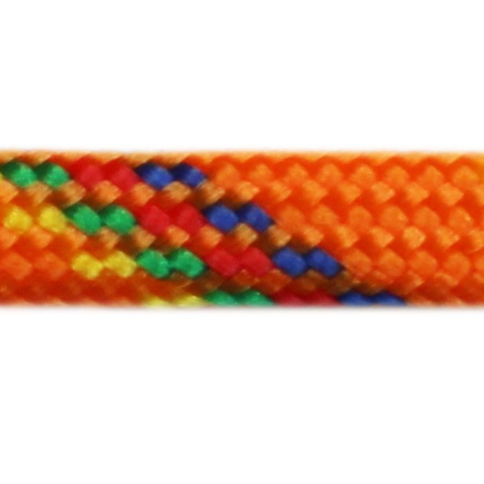 Paracord-Garn rund 2 mm Orange Blau Hellgrün Mix – 50 m, Bild 2 von 2