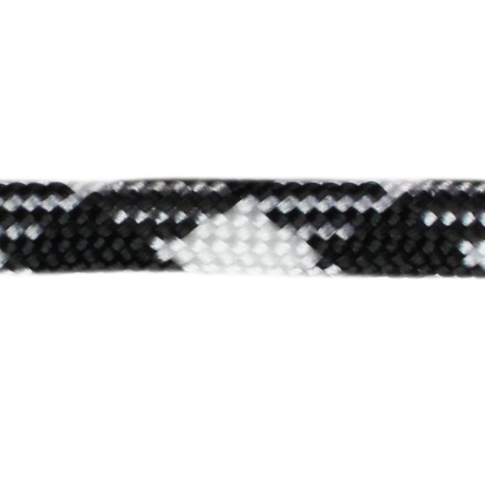 Paracord-Garn rund 4 mm Schwarz Weiß Mix – 50 m, Bild 1 von 2