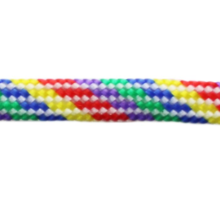 Paracord-Garn rund 4 mm Regenbogen Hell – 50 m, Bild 1 von 2