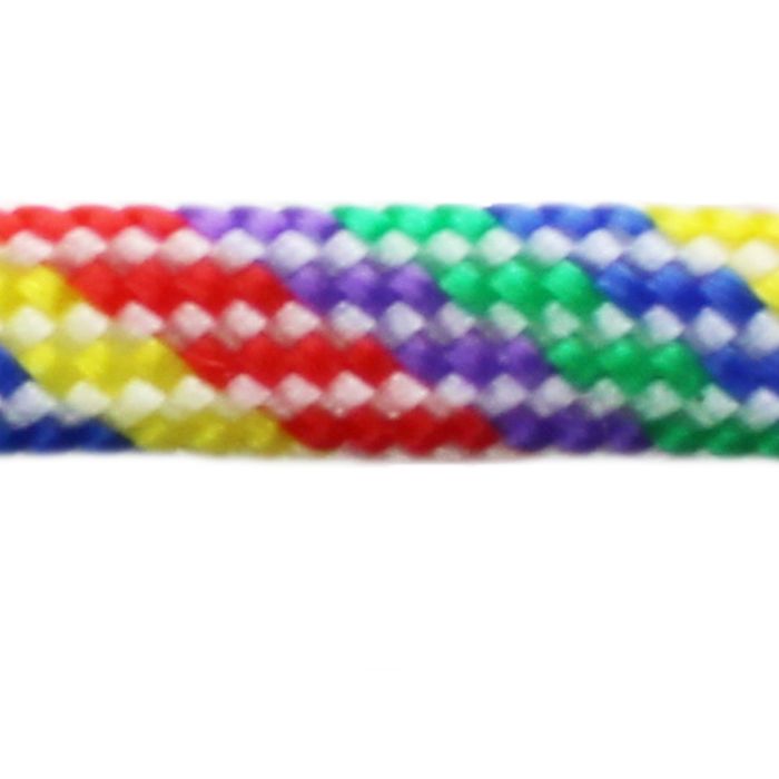 Paracord-Garn rund 4 mm Regenbogen Hell – 50 m, Bild 2 von 2