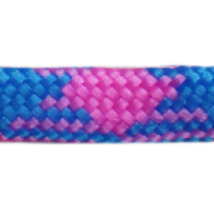 Paracord-Garn rund 4 mm Pink Azurblau Mix – 50 m, Bild 2 von 2