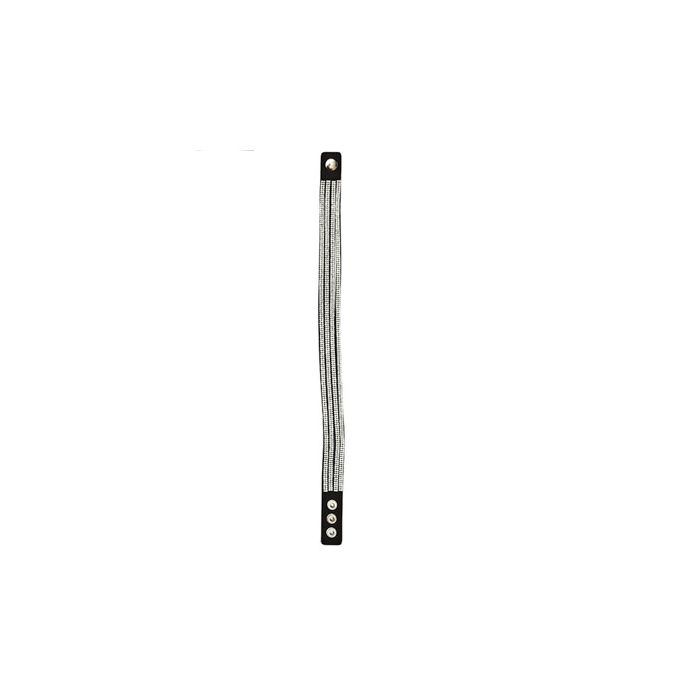 Armband in Strassoptik schwarz kristall ca. 40 cm