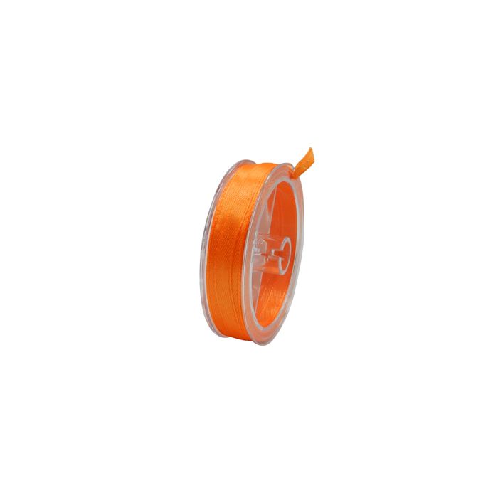 Satin Band orange 10 mm 1 Spule =, Bild 1 von 2