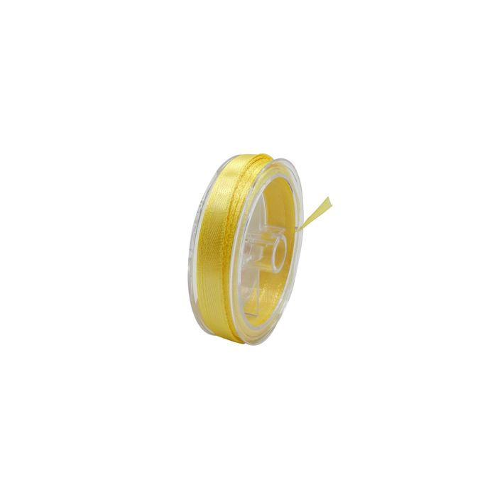 Satin Band gelb 10 mm 1 Spule = 10 m 1685-10091 4016490857464  
