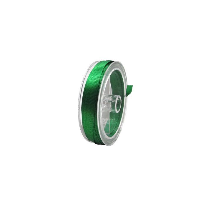 Satin Band dunkelgrün 3,2 mm 1 Spule = 10 m 1685-32191 4016490855354  