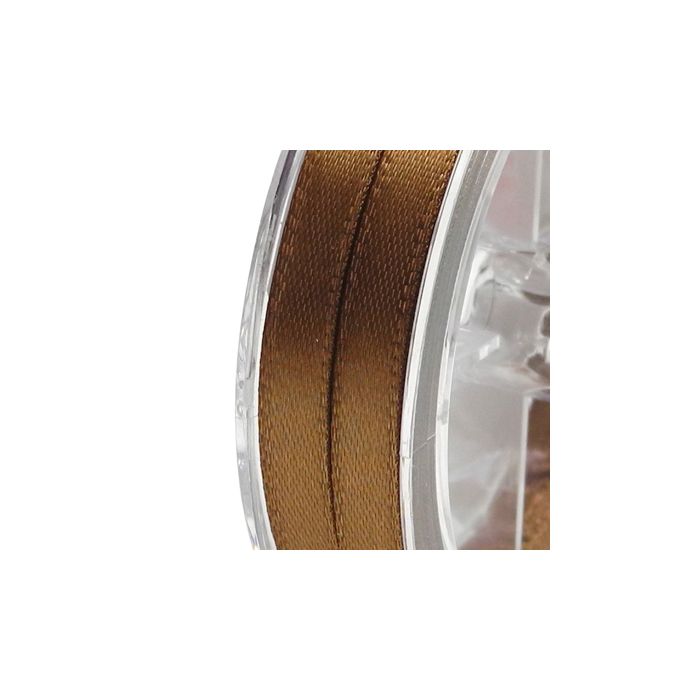 Satin Band braun 6,5 mm 1 Spule = 10 m 5St 1685-65201 4016490856795  