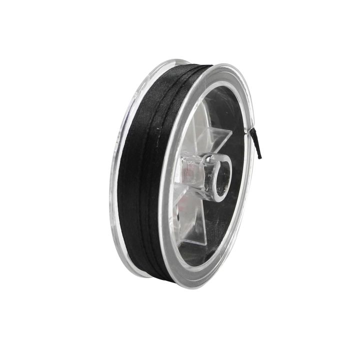 Satin Band schwarz 6,5 mm 1 Spule = 10 m 5St 1685-65291 4016490857402  